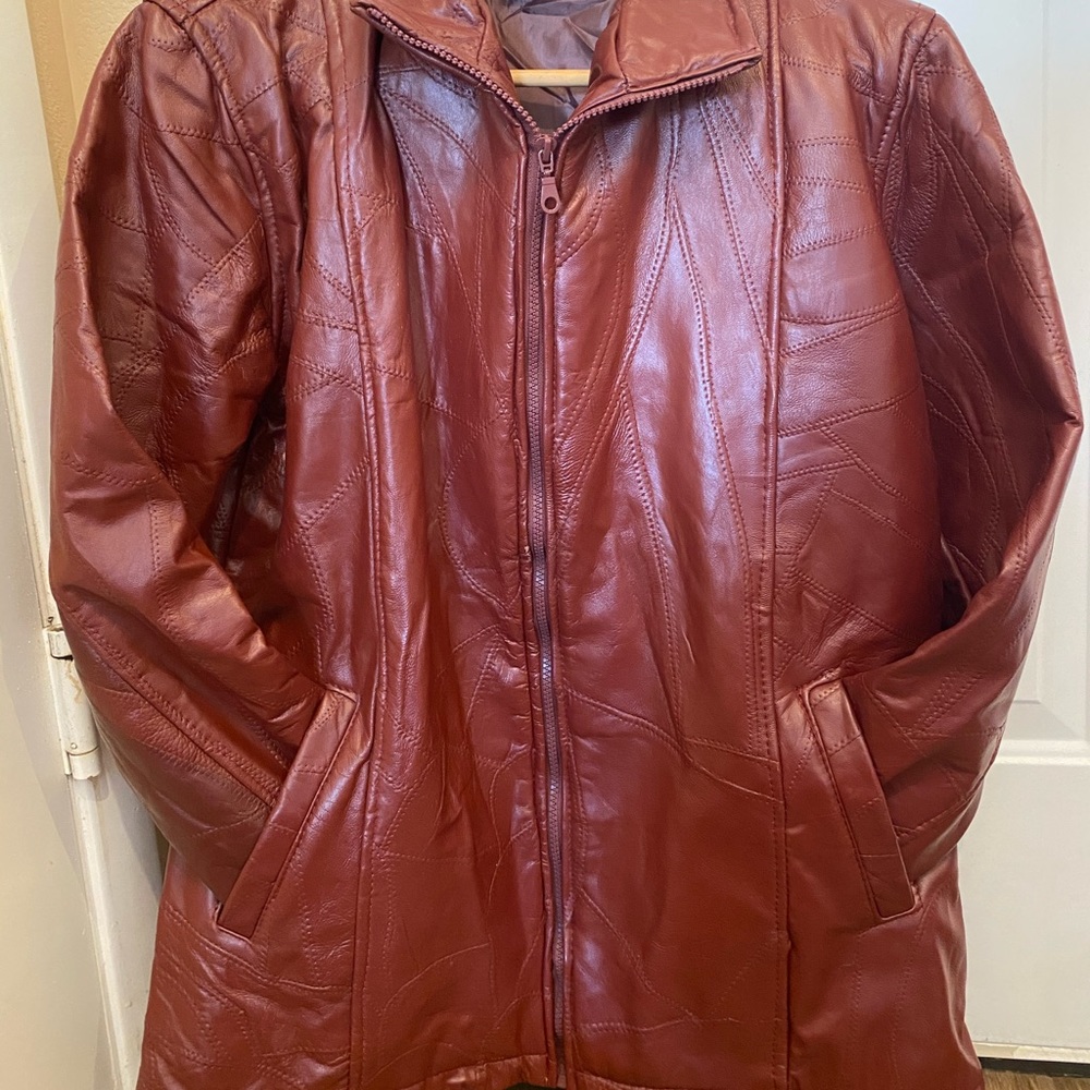 100% Real Leather Tudor Court Jacket!